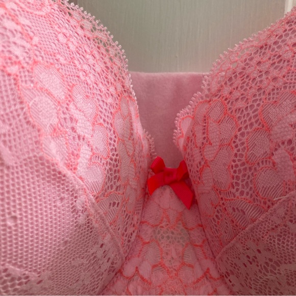Victorias Secret Dream Angels Lace Demi 36DD Pink - Picture 3 of 8